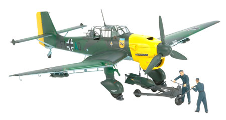 【クリックで詳細表示】プラモデル 1/48 ユンカース Ju87 B-2 スツーカ 爆弾搭載セット[タミヤ]《取り寄せ※暫定》