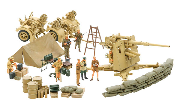 【クリックで詳細表示】プラモデル 1/48 ドイツ88砲FLAK37 トブルク攻防戦セット[タミヤ]《取り寄せ※暫定》
