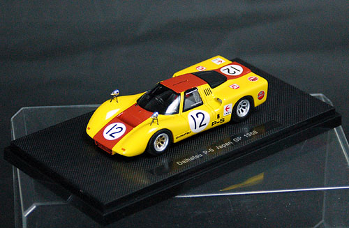 【クリックで詳細表示】レジンモデル 1/43 ダイハツ P-5 1968 日本GP ＃12 イエロー/ブラウン[エムエムピー]《在庫切れ》