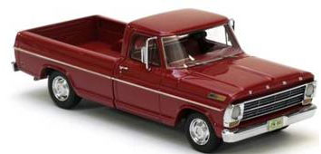 【クリックで詳細表示】NEO レジン完成品 1/43 フォード F100 ピックアップ トラック レッド 1968[レプリカーズ]《取り寄せ※暫定》