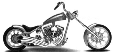 【クリックで詳細表示】アメリカ・レベル プラモデル 1/12 RMカスタム ＂ギャンブラー＂[ハセガワ]《在庫切れ》