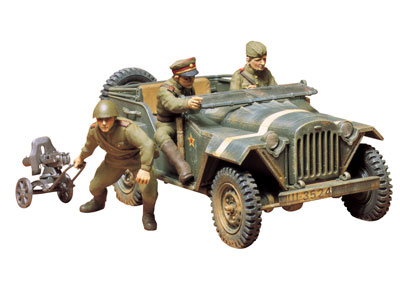 【クリックで詳細表示】プラモデル 1/35 ロシア フィールドカー GAZ67B[タミヤ]《取り寄せ※暫定》