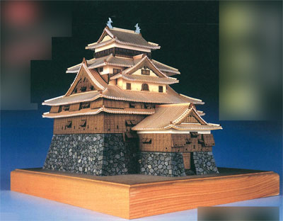 【クリックで詳細表示】木製建築模型 1/150 重要文化財 松江城[ウッディジョー]《取り寄せ※暫定》