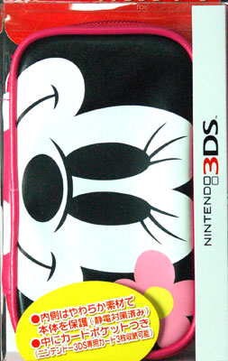 【クリックで詳細表示】3DS用 ディズニーキャラクター キャラプレポーチ for 3DS【ミニー】[テンヨー]《在庫切れ》
