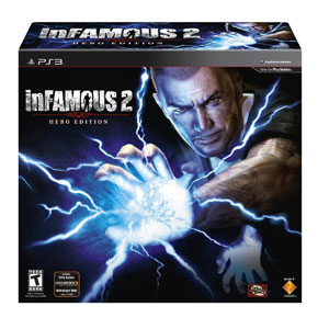 【クリックでお店のこの商品のページへ】PS3 【北米版】inFAMOUS 2(インファマス2) HERO EDITION(限定版)《在庫切れ》