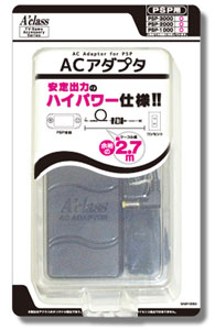 【クリックで詳細表示】PSP用 ACアダプタ[アクラス]《在庫切れ》