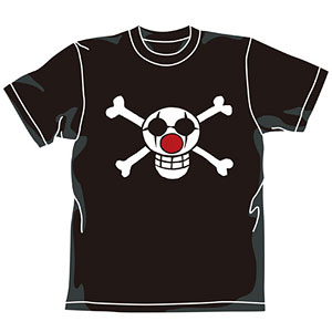 【クリックで詳細表示】From TV animation ワンピース バギー海賊旗Tシャツ/ブラック-XS[コスパ]《在庫切れ》