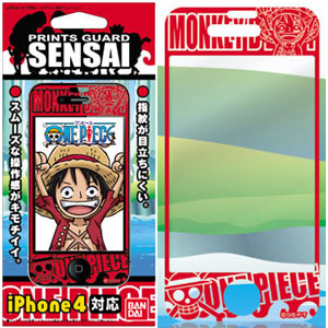 【クリックで詳細表示】プリントガードSENSAI iPhone4 ワンピース新世界編01 ルフィi[ハセ・プロ]《在庫切れ》