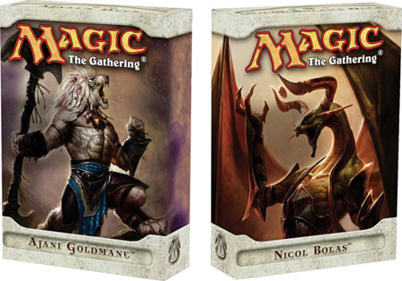 【クリックでお店のこの商品のページへ】マジック：ザ・ギャザリング デュエルデッキ アジャニvs.ニコル・ボーラス 英語版(構築デッキセット)[Wizards of the Coast]《在庫切れ》Magic： the Gathering Duel Decks： Ajani vs. Nicol Bolas
