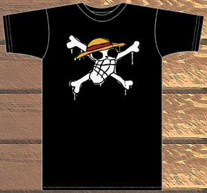 【クリックで詳細表示】From TV animation ワンピース ルフィの海賊旗Tシャツ/ブラック-M(再販)[コスパ]《在庫切れ》
