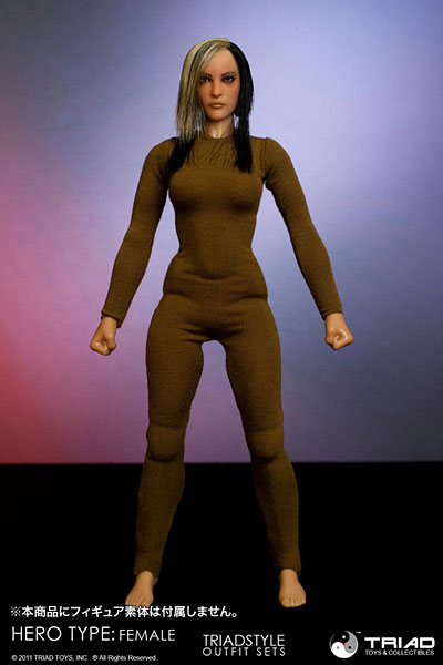 【クリックで詳細表示】トライアド・スタイル 女性版 TSF-054 ボディスーツ(ブラウンVer.)(ドール用衣装)[トライアドトイズ]《発売済・取り寄せ※暫定》Triad Style - Female Outfit： Bodysuit (Brown Ver.) TSF-054