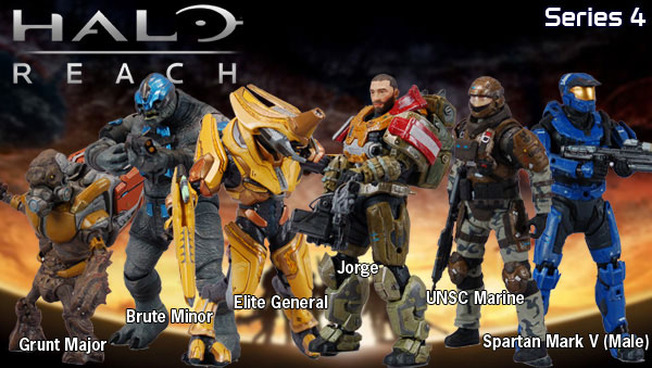 【クリックで詳細表示】Halo：Reach(ヘイロー リーチ) アクションフィギュア シリーズ4 アソート カートン(同梱不可品)[マクファーレントイズ]《取り寄せ※暫定》McFarlane Toys - Halo Reach - Action Figure Series 4 (Assortment)