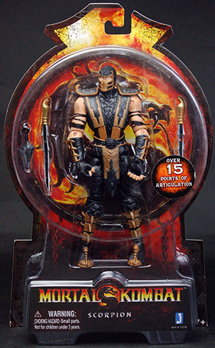 【クリックでお店のこの商品のページへ】モータルコンバット スコーピオン 6インチアクションフィギュア 単品[ジャズウェアズ]《在庫切れ》Mortal Kombat - 6 Inch Action Figure： Scorpion