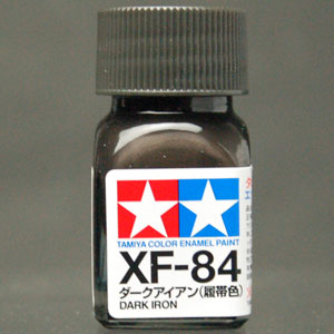 【クリックでお店のこの商品のページへ】エナメル XF-84 ダークアイアン(履帯色)[タミヤ]《発売済・在庫品》