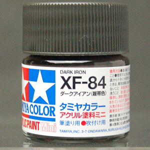 【クリックでお店のこの商品のページへ】アクリルミニ XF-84 ダークアイアン(履帯色)[タミヤ]《発売済・在庫品》