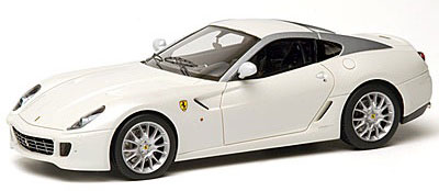 【クリックで詳細表示】1/43 ハンドメイド モデルカー フェラーリ 599GTB フィオラノ 2008 パールホワイト/シルバーピラー[アイドロン]《在庫切れ》