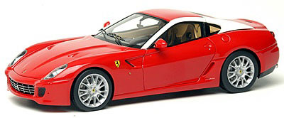 【クリックでお店のこの商品のページへ】1/43 ハンドメイド モデルカー フェラーリ 599GTB フィオラノ 2008 レッド/ホワイトピラー[アイドロン]《在庫切れ》