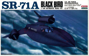 【クリックでお店のこの商品のページへ】プラモデル 1/144 SR-71A ブラックバード[マイクロエース]《在庫切れ》