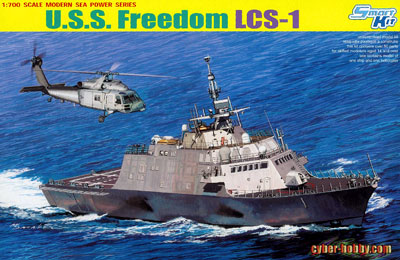 【クリックで詳細表示】サイバーホビー プラモデル 1/700 現用アメリカ海軍 沿海域戦闘艦 U.S.S フリーダム LCS-1[プラッツ]《取り寄せ※暫定》