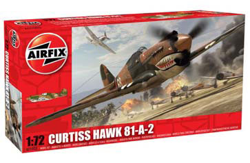 【クリックで詳細表示】エアフィックス プラモデル 1/72 P-40B カーチス Curtiss Hawk 81-A-2[GSIクレオス]《在庫切れ》