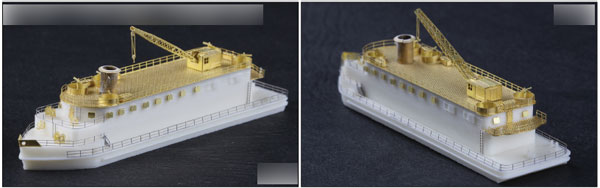 【クリックで詳細表示】上海ライオンロア 艦船模型用アクセサリ 1/700 WWII 米海軍 艀5 YR49(1隻入)[ピットロード]《取り寄せ※暫定》