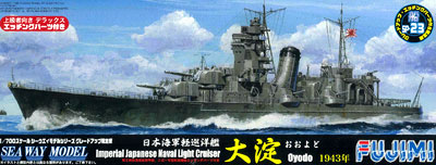 【クリックで詳細表示】プラモデル SWM船 SPOT-23 1/700 日本海軍軽巡洋艦 大淀1943 デラックス エッチングパーツ付き[フジミ模型]《取り寄せ※暫定》