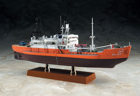 【クリックで詳細表示】プラモデル 1/350 TBSドラマ 「南極大陸」 南極観測船 宗谷 ＂第一次南極観測隊＂[ハセガワ]《在庫切れ》
