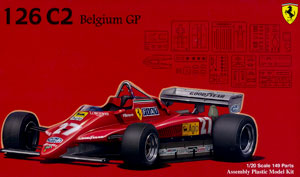 【クリックで詳細表示】プラモデル グランプリシリーズ No.31 1/20 フェラーリ 126C2 ベルギーグランプリ[フジミ模型]《発売済・取り寄せ※暫定》