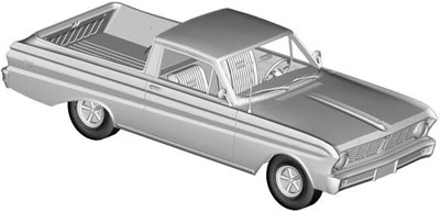 【クリックで詳細表示】トランペッターモデル プラモデル 1/25 65’ランチェロピックアップ カスタムプラス[インターアライド]《発売済・取り寄せ※暫定》