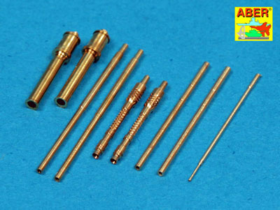 【クリックで詳細表示】ポーランド・アベール 1/48 独・フォッケウルフFw190A-7～A-10/D-9機銃銃身セット[バウマン]《在庫切れ》