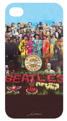 【クリックで詳細表示】iPhone4用 スマートフォンケース ビートルズ/Sgt PEPPERS[星光堂]《在庫切れ》