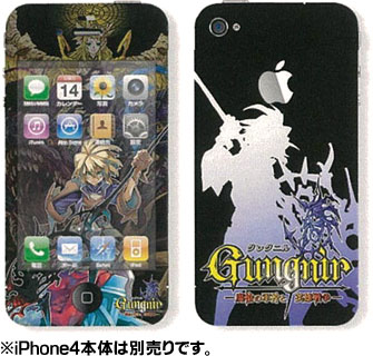 【クリックで詳細表示】グングニル スキンシール for iPhone4 デザイン3[デザエッグ]《在庫切れ》