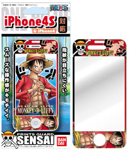 【クリックで詳細表示】プリントガードSENSAI iPhone4S ワンピース新世界編01 ルフィ4S[ハセ・プロ]《在庫切れ》
