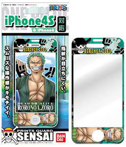 【クリックで詳細表示】プリントガードSENSAI iPhone4S ワンピース新世界編03 ゾロ4S[ハセ・プロ]《在庫切れ》