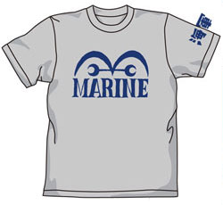 【クリックで詳細表示】From TV animation ワンピース 海軍Tシャツ/ミックスグレー-XL(再販)[コスパ]《在庫切れ》