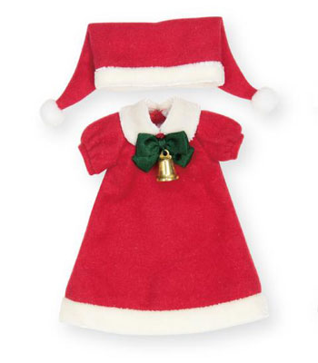 【クリックで詳細表示】ピュアニーモ XSサイズ XSサンタ服セット2011 レッド(ドール用衣装)[アゾン]《在庫切れ》