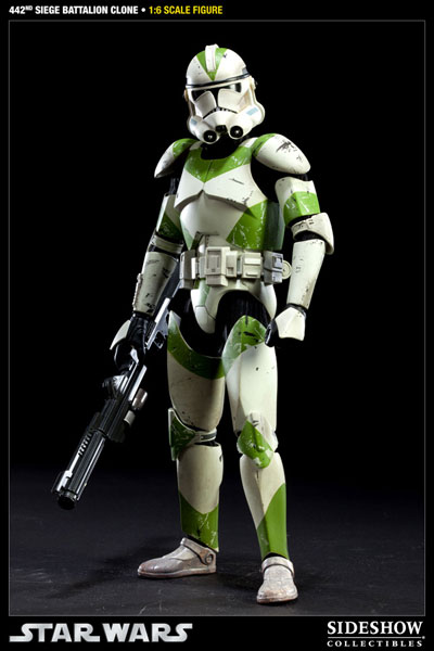 【クリックで詳細表示】スター・ウォーズ 1/6スケールフィギュア クローン・トルーパー(442部隊)【ミリタリーズ・オブ・スター・ウォーズ】(再販)[サイドショウ]《在庫切れ》Star Wars - 1/6 Scale Fully Poseable Figure： Militaries Of Star Wars - Clone Trooper (442nd Siege Battalion)