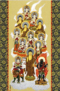 【クリックで詳細表示】ジグソー 御守十三佛 1000ピース(1000-652)[アップルワン]《在庫切れ》