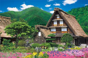 【クリックで詳細表示】ジグソー 日本の風景・花 花香る白川郷 - 岐阜 1000ピース(59-504)[エポック]《在庫切れ》