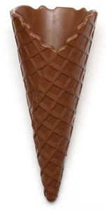 【クリックで詳細表示】タミヤ デコレーションシリーズ ミニチュア ワッフルコーン(ココア3個)[タミヤ]《取り寄せ※暫定》