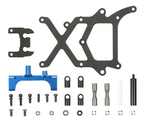 【クリックで詳細表示】ラジコンパーツ OP.1331 F104X1 アッパーデッキ・ローリングダンパーセット[タミヤ]《取り寄せ※暫定》