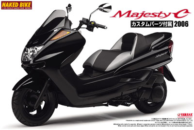 【クリックで詳細表示】プラモデル 1/12 ネイキッドバイク No.39 YAMAHA マジェスティC カスタムパーツ付[アオシマ]《取り寄せ※暫定》