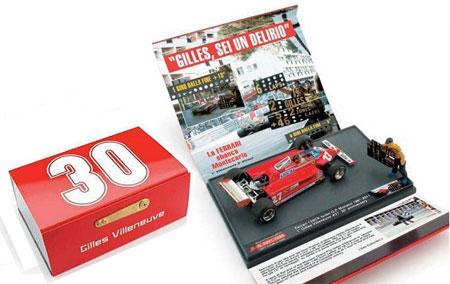 【クリックで詳細表示】ブルム ダイキャスト完成品 1/43 フェラーリ 126CK ターボ 1961年モナコGP 優勝 ＃27 30周年記念(1981-2011)モデル[ブルム]《在庫切れ》ドライバー：G.Villeneuve