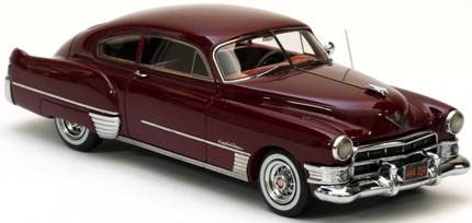 【クリックでお店のこの商品のページへ】ネオ レジン完成品 1/43 キャデラック 62シリーズ クラブクーペ セダネット 1949 Dレッド[ネオ]《在庫切れ》