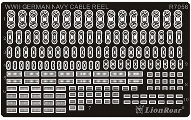 【クリックで詳細表示】艦船模型用アクセサリ 1/700 WWII 独海軍 ケーブルリール[ライオンロア]《在庫切れ》
