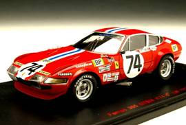 【クリックで詳細表示】レッドライン 完成品ミニカー 1/43 フェラーリ 365 GTB 1972年ル・マン24時間6位[レッドライン]《取り寄せ※暫定》ドライバー：S.ポージー/T.アダモビッツ