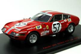 【クリックで詳細表示】レッドライン 完成品ミニカー 1/43 フェラーリ 365 GTB/4 1972年 ルマン24時間レース ＃57[レッドライン]《取り寄せ※暫定》ドライバー：M.グレゴリー/L..キネッティ Jr