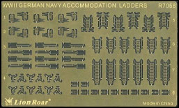 【クリックで詳細表示】艦船模型用アクセサリ 1/700 WWII 独海軍 舷梯[ライオンロア]《取り寄せ※暫定》