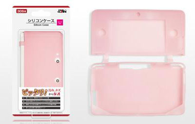 【クリックで詳細表示】3DS用 シリコンケース【ピンク】[デイテル・ジャパン]《取り寄せ※暫定》