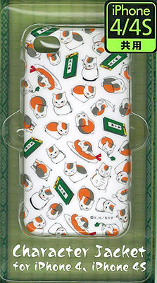 【クリックで詳細表示】夏目友人帳 iPhone4Sケース ニャンコ先生いっぱい[タカラトミーアーツ]《在庫切れ》